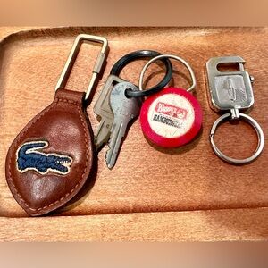Vintage Key Fobs — Lacoste Wendy’s and Lincoln